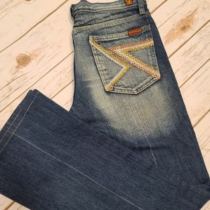 7 for All Mankind Bootcut Jeans Size 28 Short